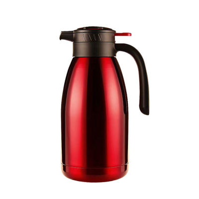 Flascas de vácuo Isolamento de aço inoxidável Caixinha de café 2 litros Jar para chá quente doméstico