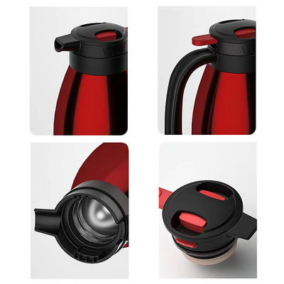 Flascas de vácuo Isolamento de aço inoxidável Caixinha de café 2 litros Jar para chá quente doméstico