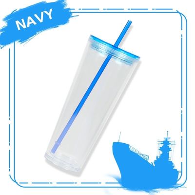 710 ml de copo portátil de água para estudantes à prova de vazamento com logotipo personalizado e design colorido