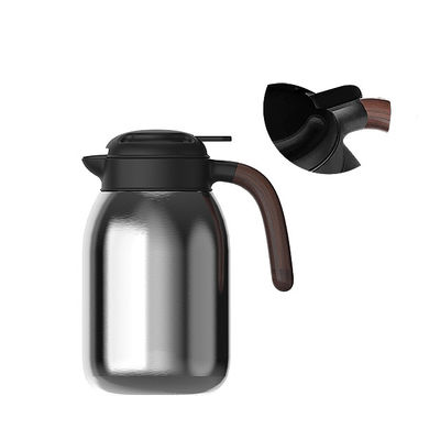 Caldeirão elétrico de aço inoxidável 304 com isolamento de parede dupla e capacidade de 2000 ml