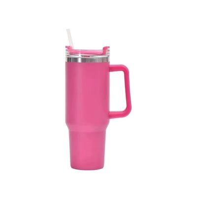 20oz de aço inoxidável, cálice de café com palha e logotipo personalizado.