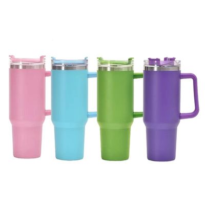 20oz de aço inoxidável, cálice de café com palha e logotipo personalizado.
