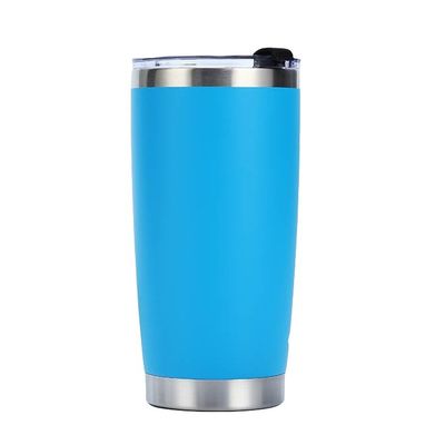 Custom Colorido 20oz Dupla parede de aço inoxidável de vácuo isolado vidro à prova de vazamento com tampa