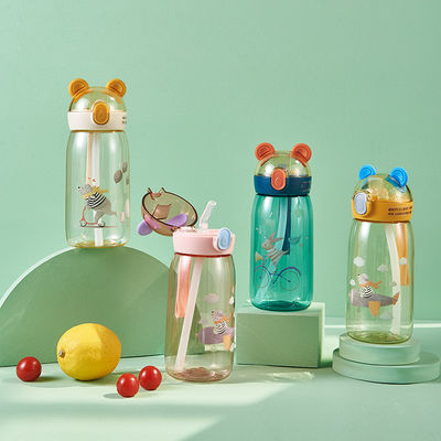 Viagens Atividade ao ar livre Crianças Copo de plástico Cute Creative 500ml 650ml garrafa de água