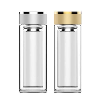 Presentes de negócios Sublimação a granel Balsas de vinho de vidro transparente com fundo plano e tampa