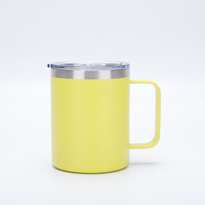304 aço inoxidável 12OZ isolado escritório caneca de café de cerveja com alça aspirador