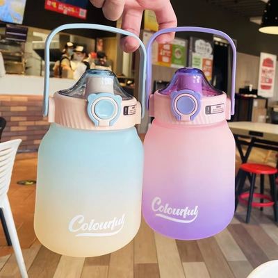 1100 ml/1300 ml garrafa de bebida criativa congelada personalizada à prova de vazamento para esportes ao ar livre / acampamento