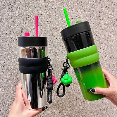 Eco-friendly 710ml de aço inoxidável de viagem Taça de café de vácuo isolado e reutilizável