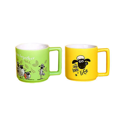 Logotipo personalizado aceitável Sublimação em branco Latte Café moderno Luxo canecas de porcelana para namorado