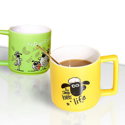 Logotipo personalizado aceitável Sublimação em branco Latte Café moderno Luxo canecas de porcelana para namorado