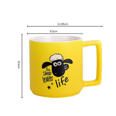 Logotipo personalizado aceitável Sublimação em branco Latte Café moderno Luxo canecas de porcelana para namorado
