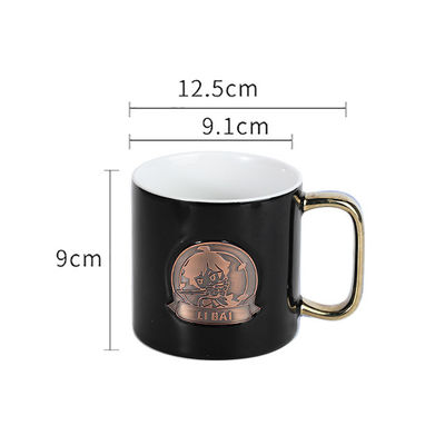 Todas as peças pintadas à mão caneca de café de cerâmica sustentável e feita à mão best seller para presentes