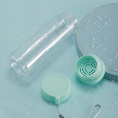 Serviço OEM aceito 600ml 800ml garrafa de água plástica portátil para atividades ao ar livre