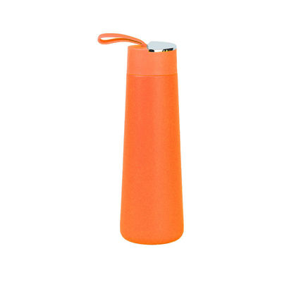 Cor personalizada 304 aço inoxidável vácuo desportivo portátil garrafa de água de 350 ml com alça