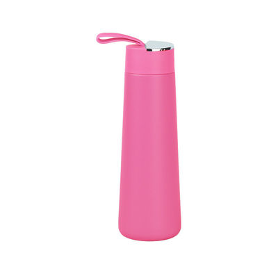 Cor personalizada 304 aço inoxidável vácuo desportivo portátil garrafa de água de 350 ml com alça