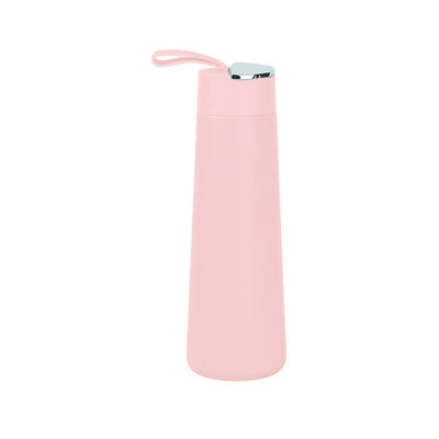 Cor personalizada 304 aço inoxidável vácuo desportivo portátil garrafa de água de 350 ml com alça