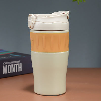 500ml de aço inoxidável de parede dupla Tumbler portátil com tampa de palha para cores personalizadas ao ar livre