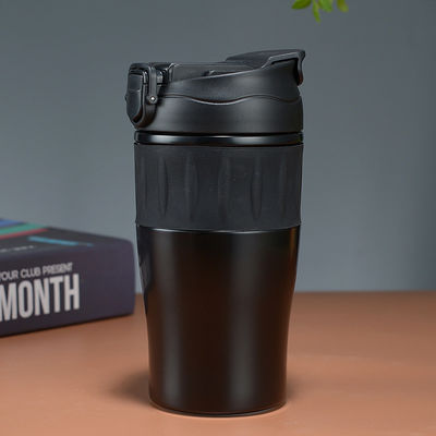 500ml de aço inoxidável de parede dupla Tumbler portátil com tampa de palha para cores personalizadas ao ar livre