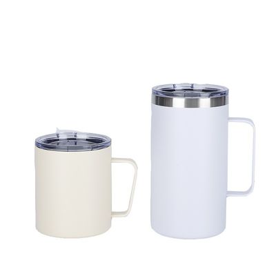 Aço inoxidável, isolamento de vácuo, logotipo personalizado, caneca térmica de 14 oz, para amantes do café minimalistas em movimento.