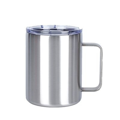 Aço inoxidável, isolamento de vácuo, logotipo personalizado, caneca térmica de 14 oz, para amantes do café minimalistas em movimento.