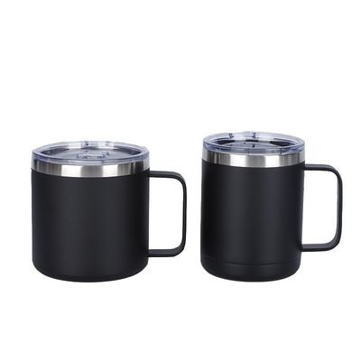 Aço inoxidável, isolamento de vácuo, logotipo personalizado, caneca térmica de 14 oz, para amantes do café minimalistas em movimento.
