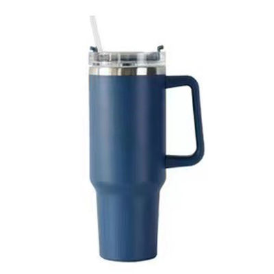 304 Taça de aço inoxidável de vácuo isolado 40 Oz Tumbler com alça e palha com 1