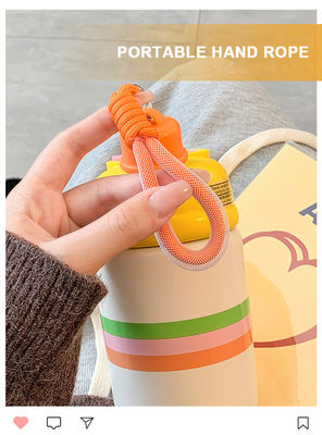 Viagem Ocasião Moderno Colorido 500ml 316 aço inoxidável Copo de água isolado com tampa