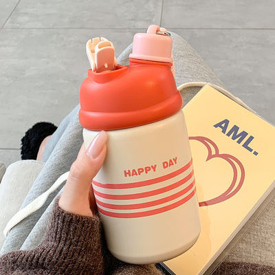 Flascos de vácuo 500 ml 316 de aço inoxidável Copo de água isolado para entusiastas do desporto