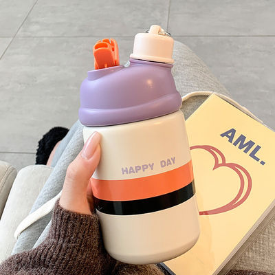 Flascos de vácuo 500 ml 316 de aço inoxidável Copo de água isolado para entusiastas do desporto
