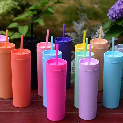 16oz Capacidade Durável Borracha de Água de plástico fino tampa para personalização Design colorido