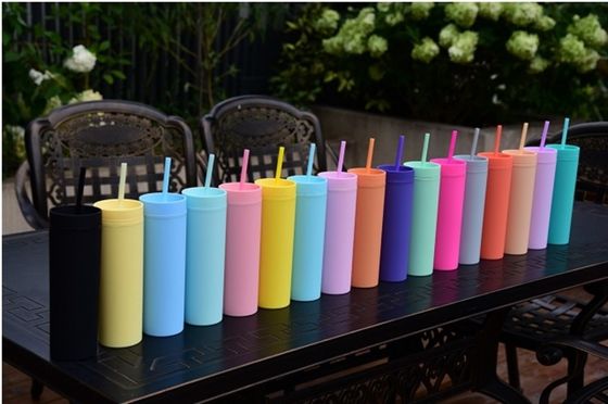 16oz Capacidade Durável Borracha de Água de plástico fino tampa para personalização Design colorido