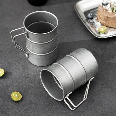Taça de café de 380 ml portátil 304 garrafa de água de aço inoxidável para viagens