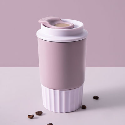 Taça de café de vácuo de aço inoxidável 304 de cor personalizada sem mão para isolamento