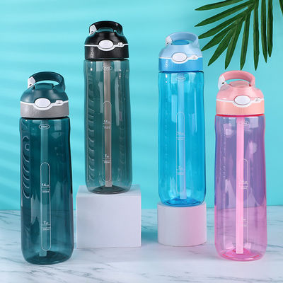 183 g Tipo de palha BPA- livre garrafa de água de plástico Tritan 750 ml para shakes de proteína Fitness