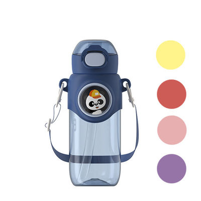 690ml Outdoor Student Plastic Drinking Bottle com logotipo personalizado e design tipo palha