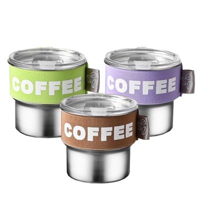 Garrafa térmico portátil de aço inoxidável 304 de 400 ml personalizada com várias opções de cores