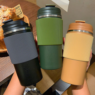 Presentes de negócios Ferro inoxidável 450 ml Thermos Flask para desporto portátil e à prova de vazamento