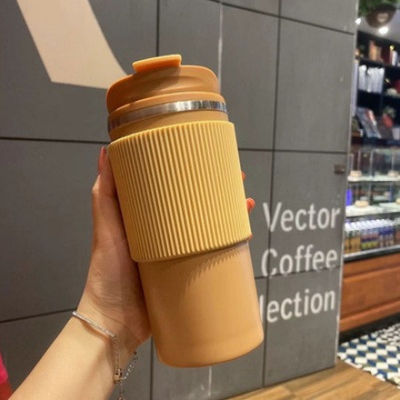 Presentes de negócios Ferro inoxidável 450 ml Thermos Flask para desporto portátil e à prova de vazamento