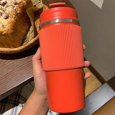 Portátil à prova de vazamento 450ml Tumbler de café Custom Logo Vacuo de aço inoxidável