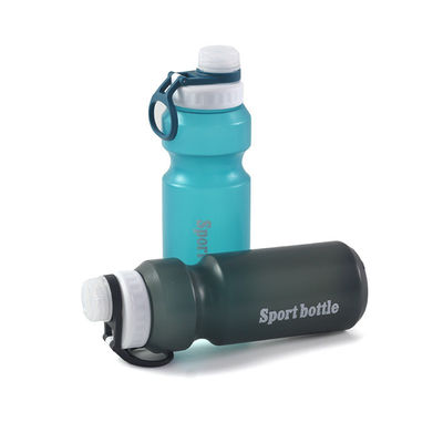 Garrafa de água de plástico transparente de 500 ml à prova de vazamento com logotipo personalizado e material livre de BPA