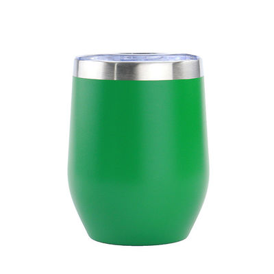 12oz Copas de café isoladas personalizadas Termos com revestimento de aço inoxidável de parede dupla