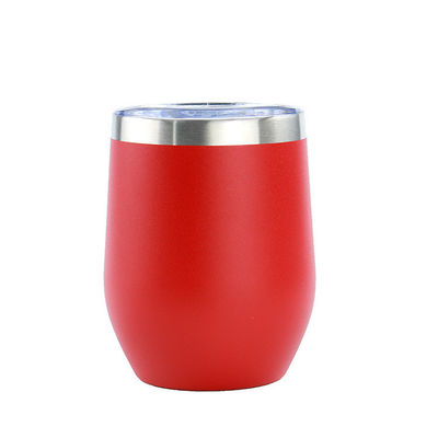 12oz de aço inoxidável de parede dupla de viagem caneca de café caneca de copo de copo de copo termo para acampamento