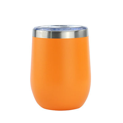 12oz de aço inoxidável de parede dupla de viagem caneca de café caneca de copo de copo de copo termo para acampamento