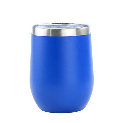 12oz de aço inoxidável de parede dupla de viagem caneca de café caneca de copo de copo de copo termo para acampamento