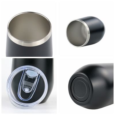 12oz de aço inoxidável de parede dupla de viagem caneca de café caneca de copo de copo de copo termo para acampamento