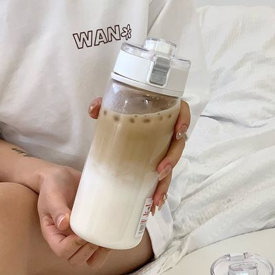 Garrafa de água com filtro removível de grande capacidade para caminhadas e atividades ao ar livre