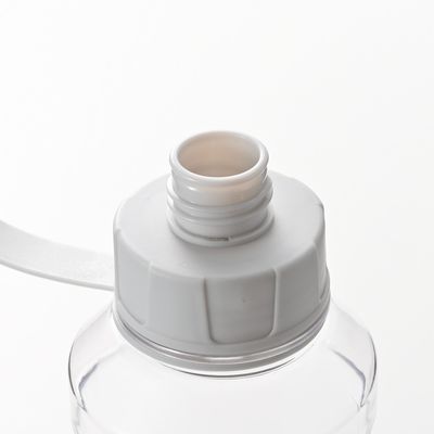 1000 ml de garrafa de água de plástico transparente livre de BPA com desempenho de isolamento térmico