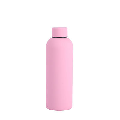 Design minimalista 750ml/1000ml Dupla parede de aço inoxidável garrafa de água desportiva para acampamento