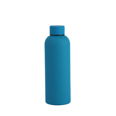 Design minimalista 750ml/1000ml Dupla parede de aço inoxidável garrafa de água desportiva para acampamento