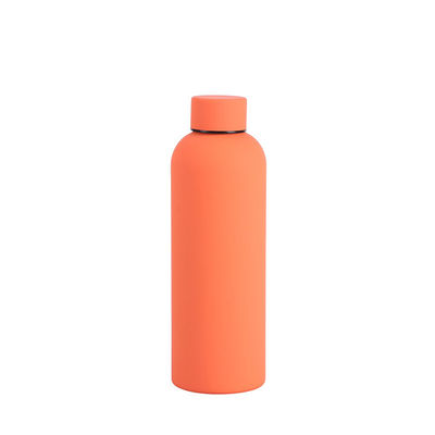 Design minimalista 750ml/1000ml Dupla parede de aço inoxidável garrafa de água desportiva para acampamento